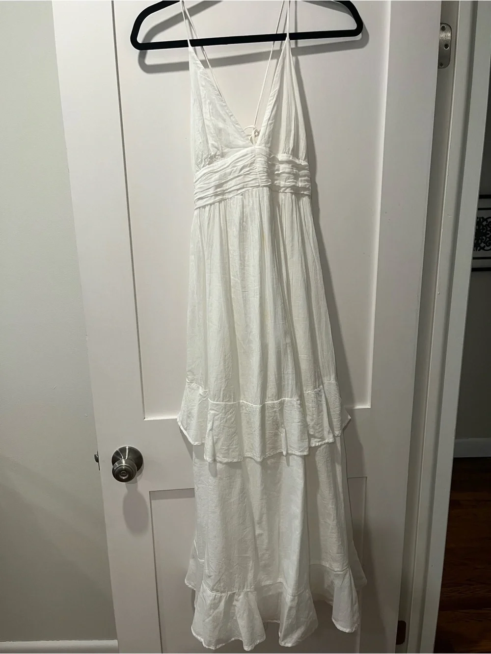 Abercrombie & Fitch White Maxi Sundress